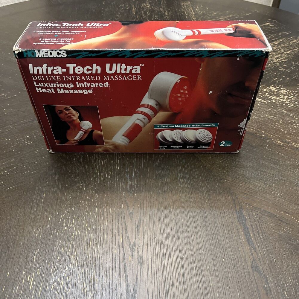 Homedics ︱Infra-Tech Ultra ︱QB-60 ︱Deluxe Infrared  Heat Massager︱1993